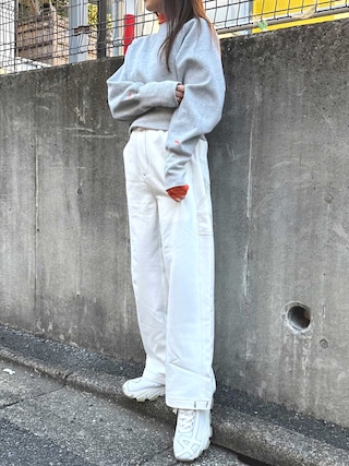 ASH（アッシュ）の「【EDGY】ホワイトチャンキースニーカー