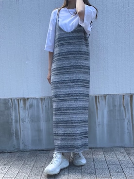 「CONVERSE TOKYO（コンバーストウキョウ）のアイテム」を使った、ashognさん（レディース・156cm）の夏コーディネート