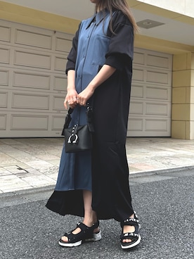 「ASH（アッシュ）のアイテム」を使った、ashognさん（レディース・157cm）の春コーディネート