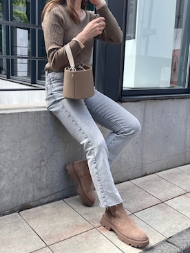 ashognさん（レディース・156cm）の秋コーディネート