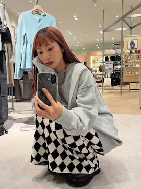 「アイテム（ネックレス）」を使った、さとめぐさん（レディース・159cm・20代）の冬コーディネート