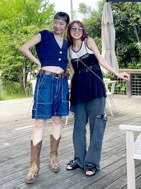 さとめぐさん（レディース・159cm）の秋コーディネート