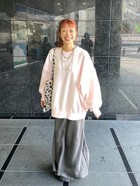 「アイテム（ヘアゴム）」を使った、さとめぐさん（レディース・159cm）の秋コーディネート