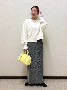 「アイテム（スウェット）」を使った、さとめぐさん（レディース・159cm・20代）の秋コーディネート