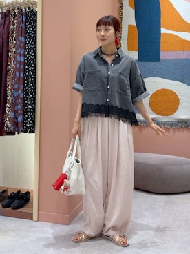 さとめぐさん(レディース・159cm)の夏コーディネート
