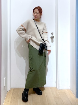 さとめぐさん(レディース・159cm)の冬コーディネート