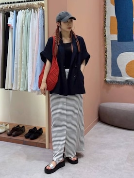 さとめぐさん(レディース・159cm)の夏コーディネート