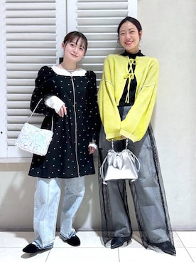 さとめぐさん（レディース・159cm）の春コーディネート