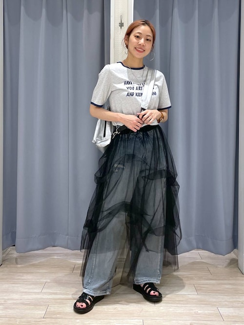 RehersalL/スノーカモスカート SLY | LACE UP ATHLEISURE スカート (スカート(ロング) ) |SHEL