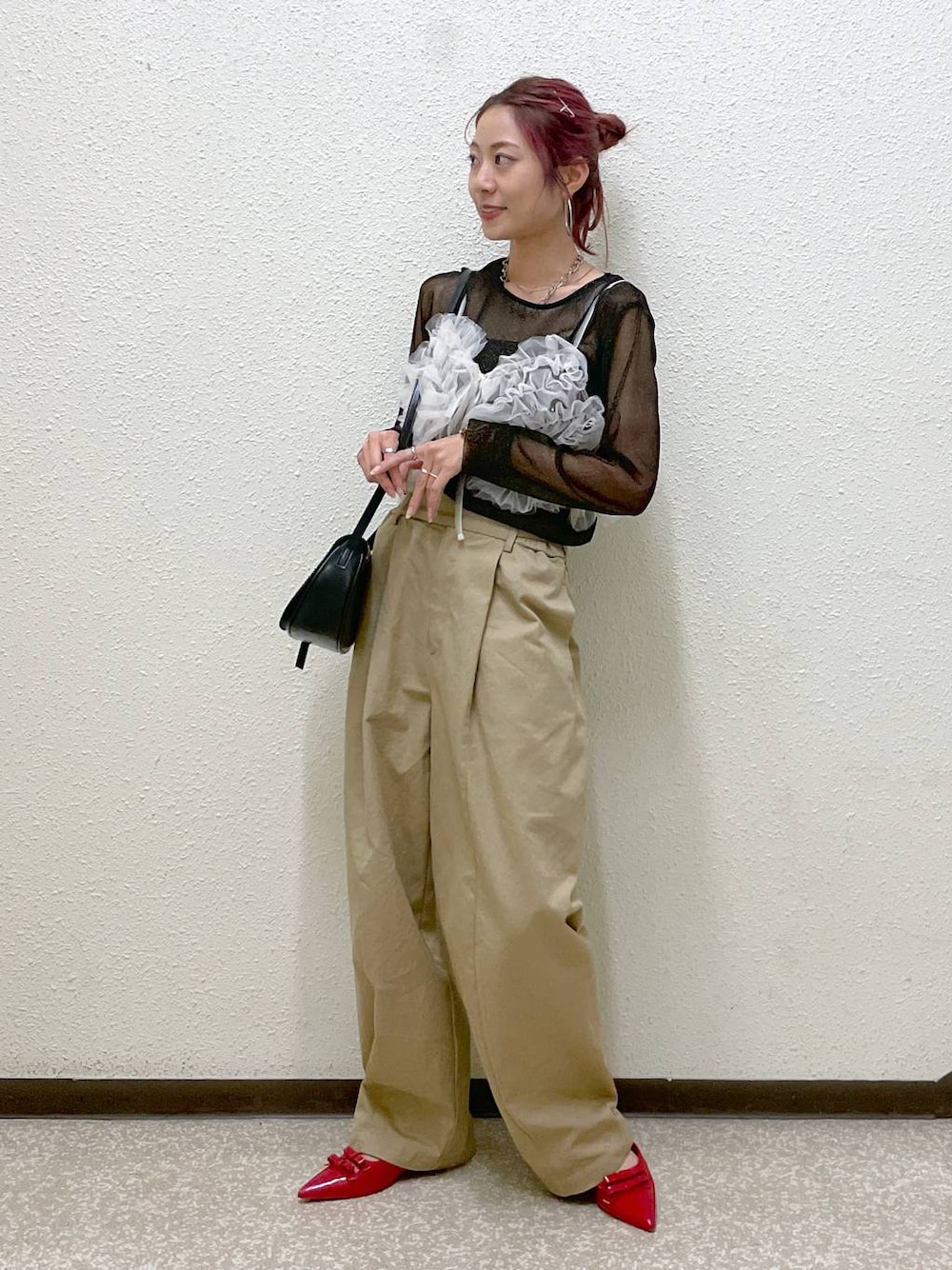 169枚 LOWRYS FARM パンツ ツイルカーブパンツ 139157 レディース