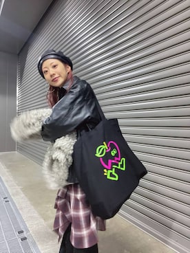 「アイテム（ハンチング/ベレー帽）」を使った、さとめぐさん（レディース・159cm・20代）の秋コーディネート