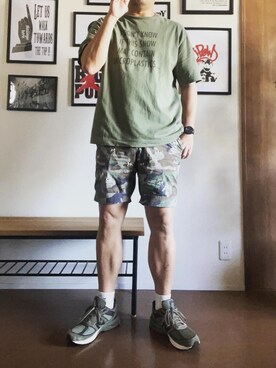 「夏服」｜hs_ngy17さん（メンズ・185cm・40代）の夏コーディネート