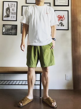 「NUMERALS（ヌメラルズ）のアイテム（パンツ）」を使った、hs_ngy17さん（メンズ・185cm）の夏コーディネート