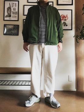 「LOWRYS FARM（ローリーズファーム）のアイテム（ジャケット/アウター）」を使った、hs_ngy17さん（メンズ・185cm）の春コーディネート
