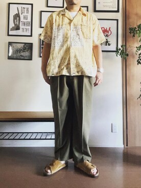 「HARE（ハレ）のアイテム」を使った、hs_ngy17さん（メンズ・185cm・40代）の春コーディネート