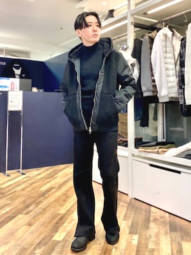 「5351 POUR LES HOMMES（ゴーサンゴーイチプールオム）のアイテム（ブルゾン）」を使った、大澤 拓也さん（メンズ・165cm）の秋コーディネート