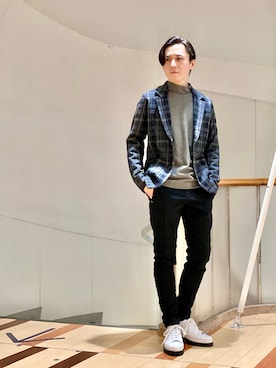 大澤 拓也さん(メンズ・165cm)の冬コーディネート