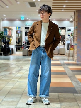 「アイテム（ジャケット/アウター）」を使った、大澤 拓也さん（メンズ・165cm）の秋コーディネート