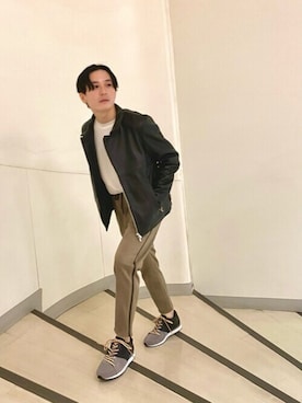 大澤 拓也さん（メンズ・165cm）の秋コーディネート