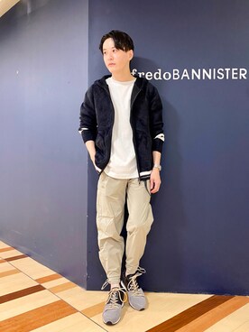 「5351 POUR LES HOMMES（ゴーサンゴーイチプールオム）のアイテム（パーカー）」を使った、大澤 拓也さん（メンズ・165cm）の秋コーディネート