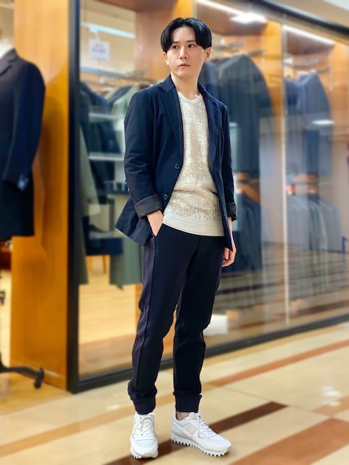 5351 POUR LES HOMMES セーター ニット ペインティング ブロークン