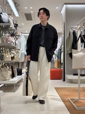 「ABAHOUSE（アバハウス）のアイテム」を使った、大澤 拓也さん（メンズ・165cm）の春コーディネート