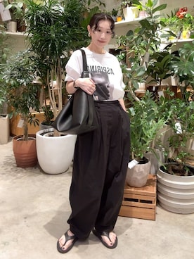 「骨格ウェーブ」｜hiroeさん（レディース・158cm・40代）の夏コーディネート