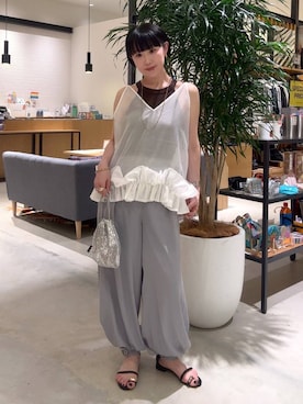 hiroeさん（レディース・160cm）の夏コーディネート