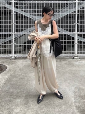 hiroeさん（レディース・160cm）の夏コーディネート