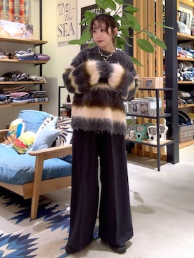 「アイテム（アクセサリー）」を使った、hiroeさん（レディース・160cm・40代）の冬コーディネート