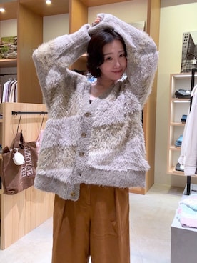 「BAYFLOW（ベイフロー）のアイテム」を使った、hiroeさん（レディース・160cm）の秋コーディネート
