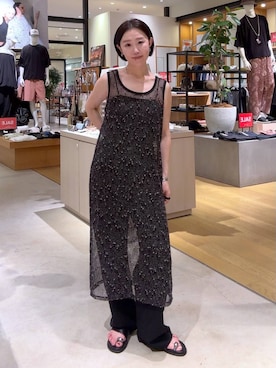 「bijorie（ビジュリィ）のアイテム」を使った、hiroeさん（レディース・160cm）の夏コーディネート
