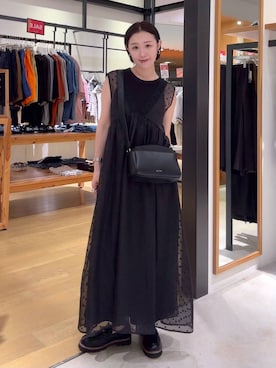 「BAYFLOW（ベイフロー）のアイテム」を使った、hiroeさん（レディース・160cm）の夏コーディネート