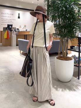 hiroeさん（レディース・160cm）の夏コーディネート