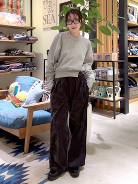 「アイテム（アクセサリー）」を使った、hiroeさん（レディース・160cm・40代）の冬コーディネート