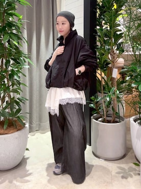 hiroeさん(レディース・160cm)の冬コーディネート