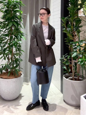 hiroeさん（レディース・160cm）の冬コーディネート