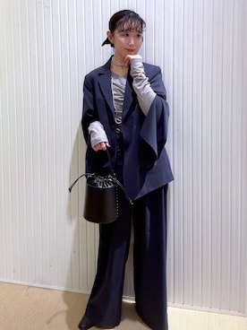 hiroeさん（レディース・160cm）の冬コーディネート