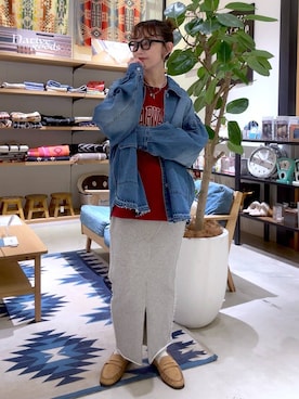 hiroeさん（レディース・160cm）の冬コーディネート