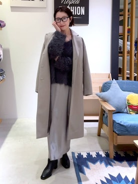 「アイテム（シューズ）」を使った、hiroeさん（レディース・160cm・40代）の秋コーディネート