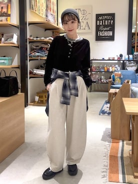 hiroeさん（レディース・160cm）の冬コーディネート