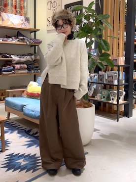 hiroeさん（レディース・160cm）の冬コーディネート