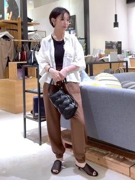 「アイテム（シャツ/ブラウス）」を使った、hiroeさん（レディース・158cm・40代）の夏コーディネート
