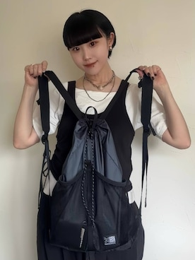「HEREIAM（ヘレイアム）のアイテム」を使った、hiroeさん（レディース・160cm）の春コーディネート