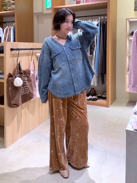 「BAYFLOW（ベイフロー）のアイテム」を使った、hiroeさん（レディース・160cm）の秋コーディネート