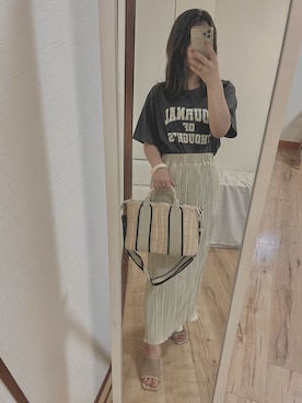 「アイテム（スカート）」を使った、saya♡さん（レディース・153cm・30代）の夏コーディネート