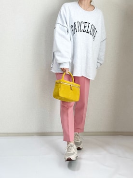 「TODAYFUL（トゥデイフル）のアイテム（スニーカー）」を使った、erina さん（レディース・165cm）の冬コーディネート