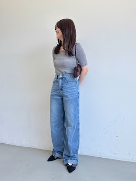 「coca（coca）（コカ）のアイテム（パンツ）」を使った、cocaさん（レディース・152cm）の夏コーディネート