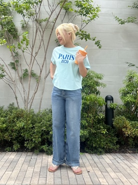 「coca（coca）（コカ）のアイテム（パンツ）」を使った、cocaさん（レディース・170cm）の夏コーディネート