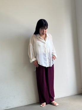「coca（coca）（コカ）のアイテム」を使った、cocaさん（レディース・154cm）の夏コーディネート